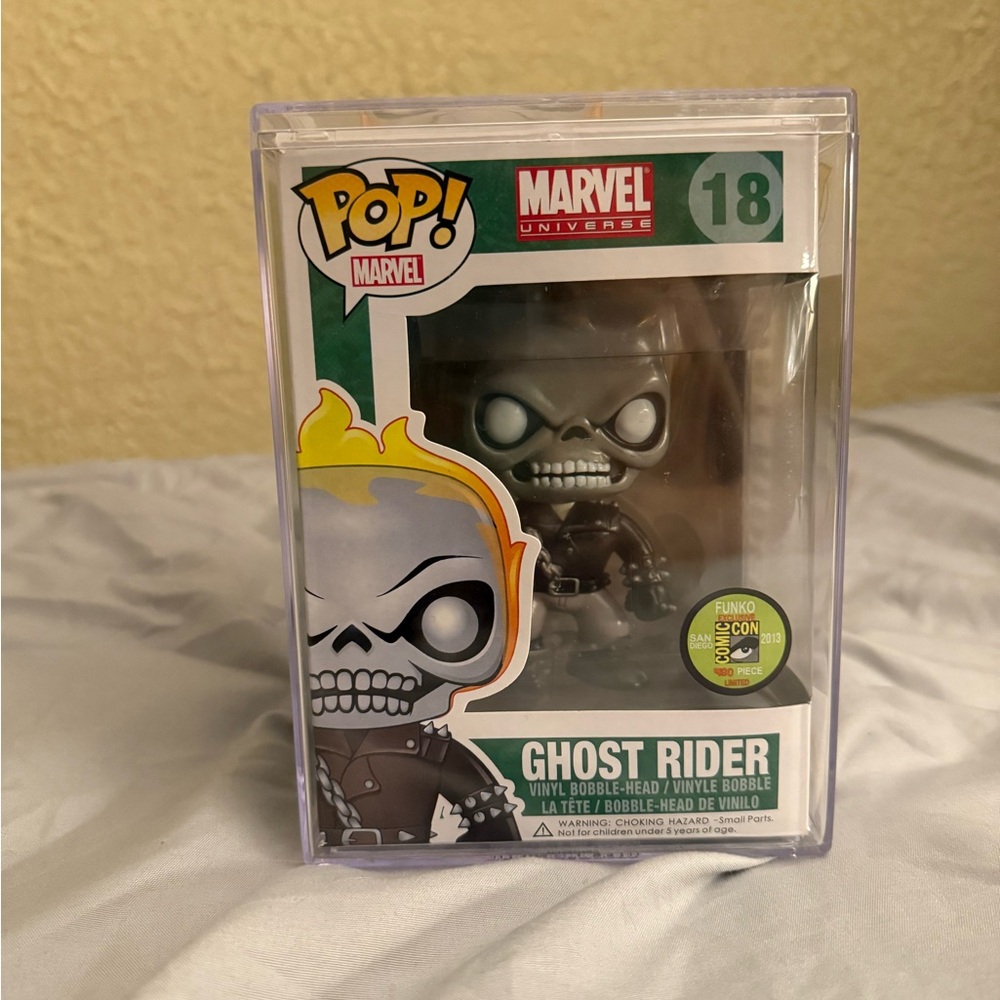 Funko Ghost Rider Vinyl Figure with Yellow Flame